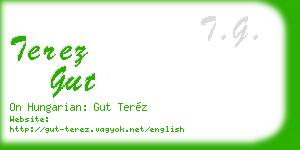 terez gut business card